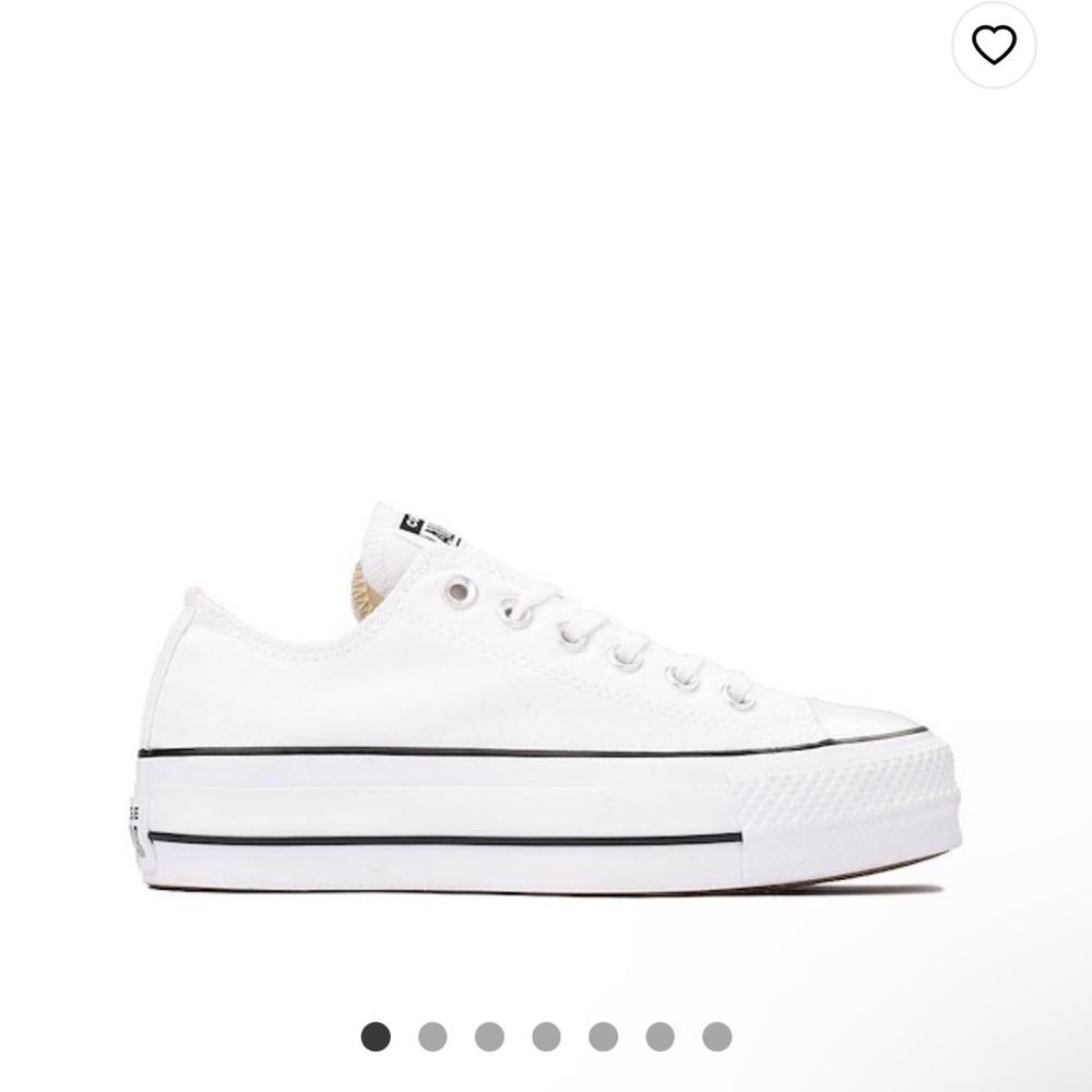 Converse Womens Converse Chuck Taylor All Star Lift Low-Top Sneaker - White